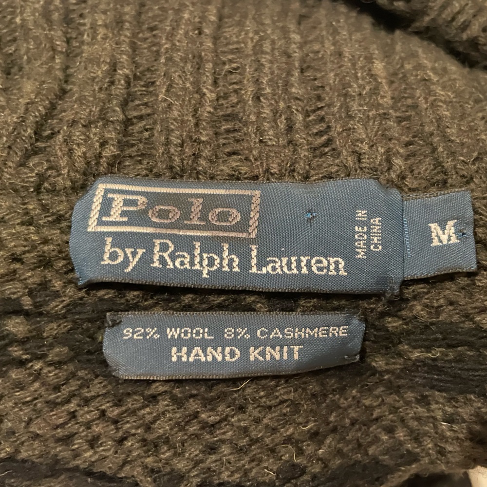 Hand Knit Polo by Ralph Lauren Sweater - Picture 6 of 6